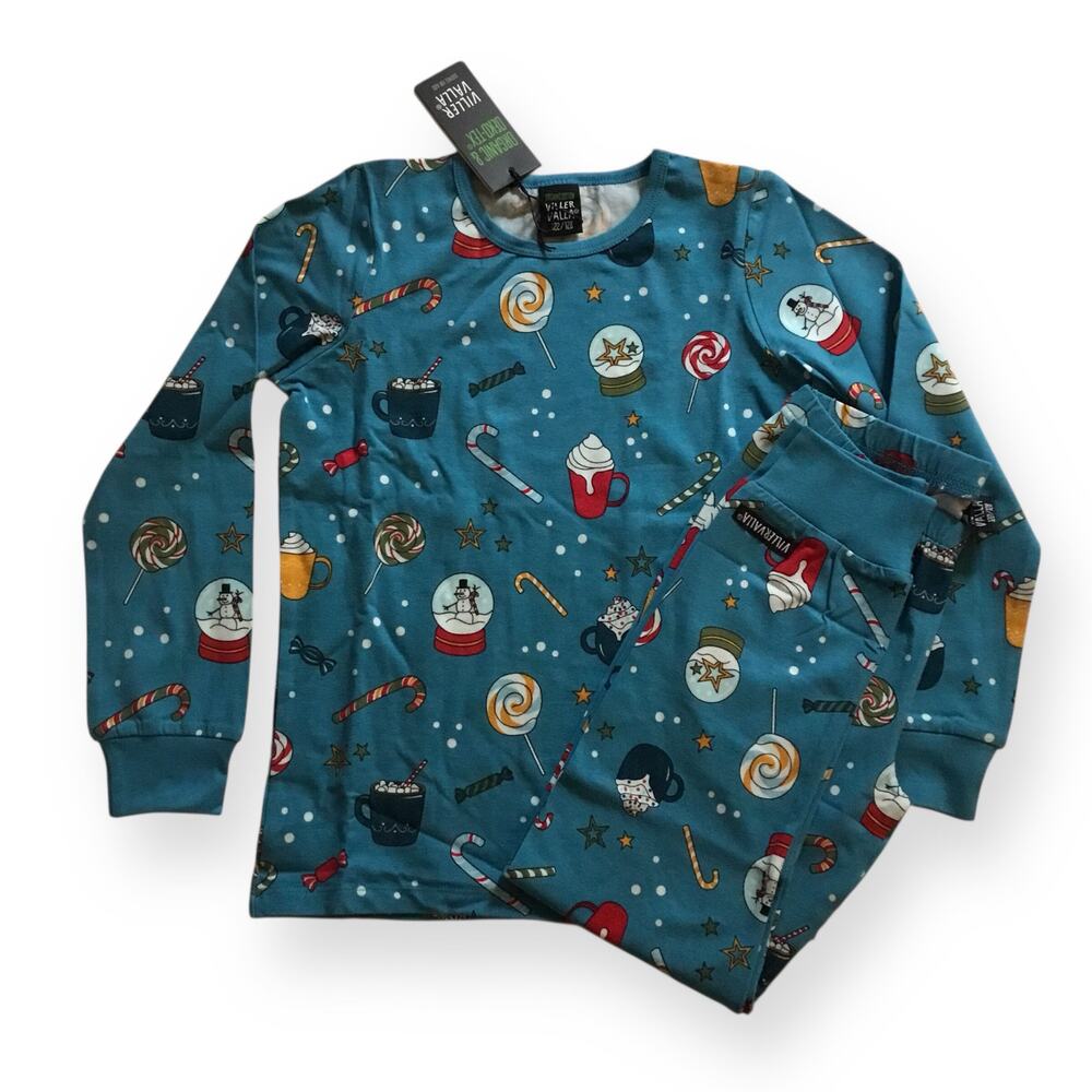 NWT Villervalla organic holiday treats pajamas